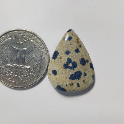 Dalmatian Jasper gemstone cabochon - natural crystal healing stone for jewelry making by Gemivra