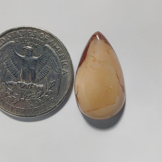 Coconut Jasper gemstone cabochon - natural crystal healing stone for jewelry making by Gemivra