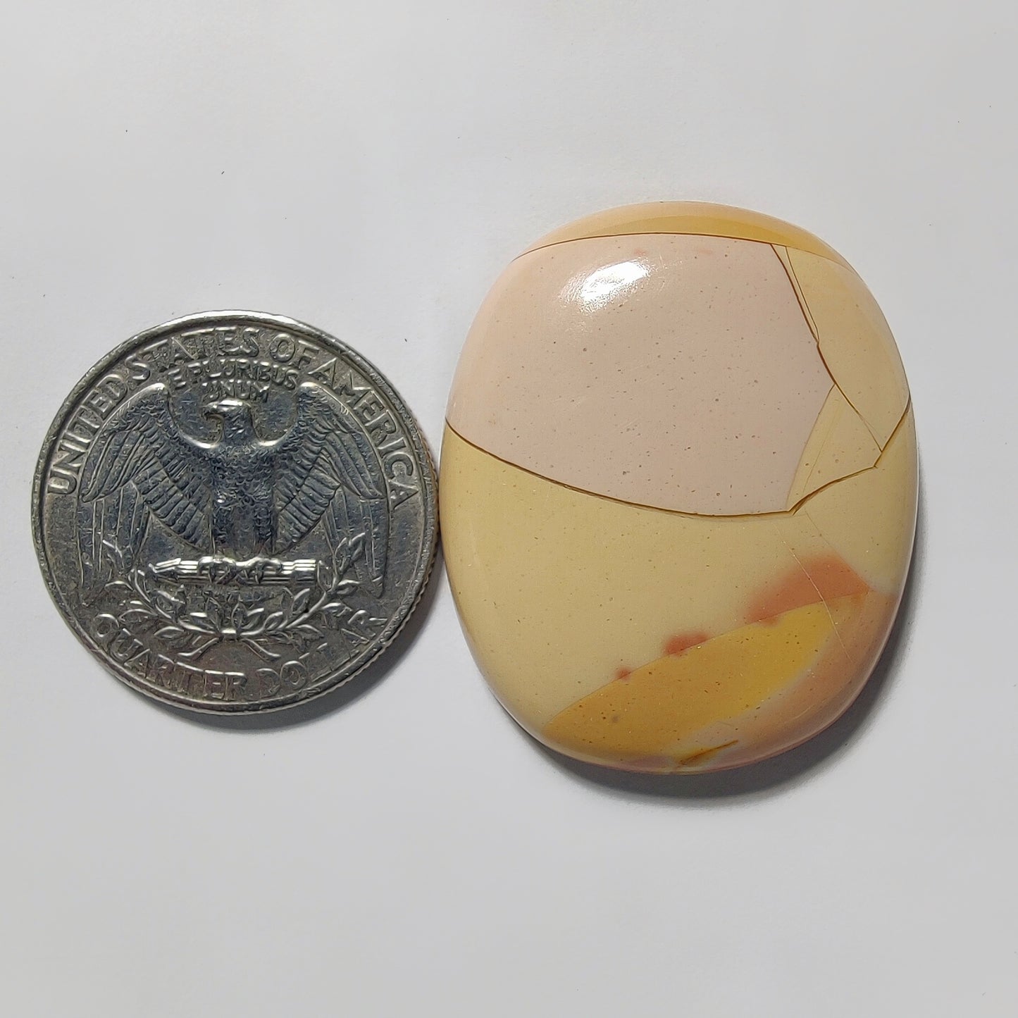 Brecciated Mookaite gemstone cabochon - natural crystal healing stone for jewelry making by Gemivra