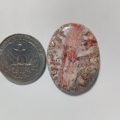 Leopard Skin Jasper gemstone cabochon - natural crystal healing stone for jewelry making by Gemivra