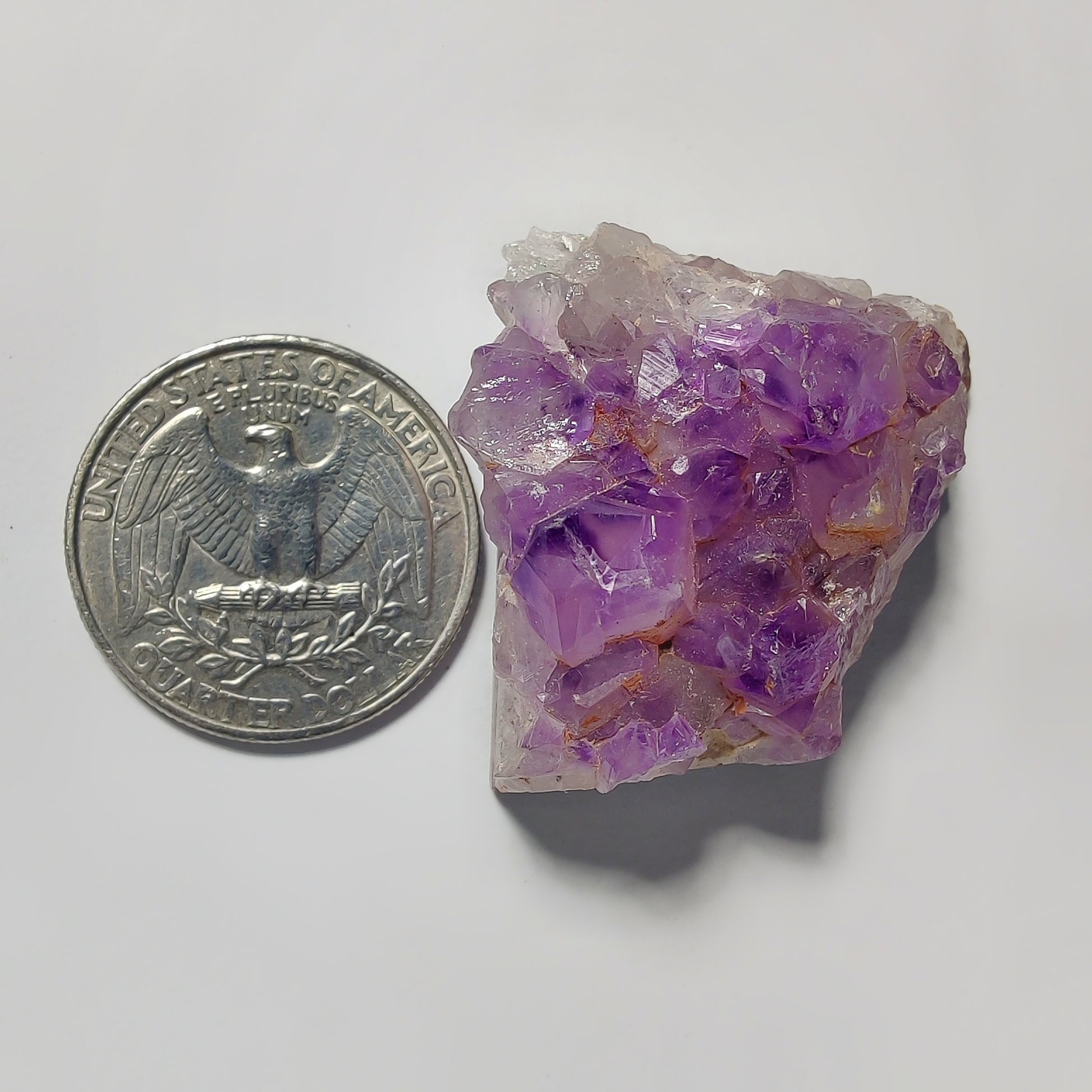 Amethyst Druzy gemstone cabochon - natural crystal healing stone for jewelry making by Gemivra