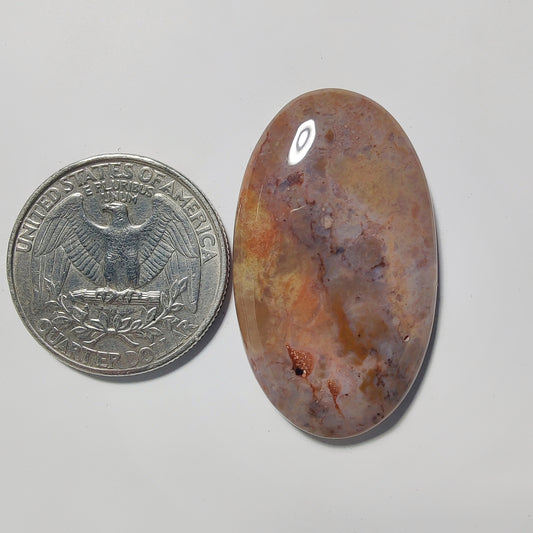 Butterlite Jasper gemstone cabochon - natural crystal healing stone for jewelry making by Gemivra