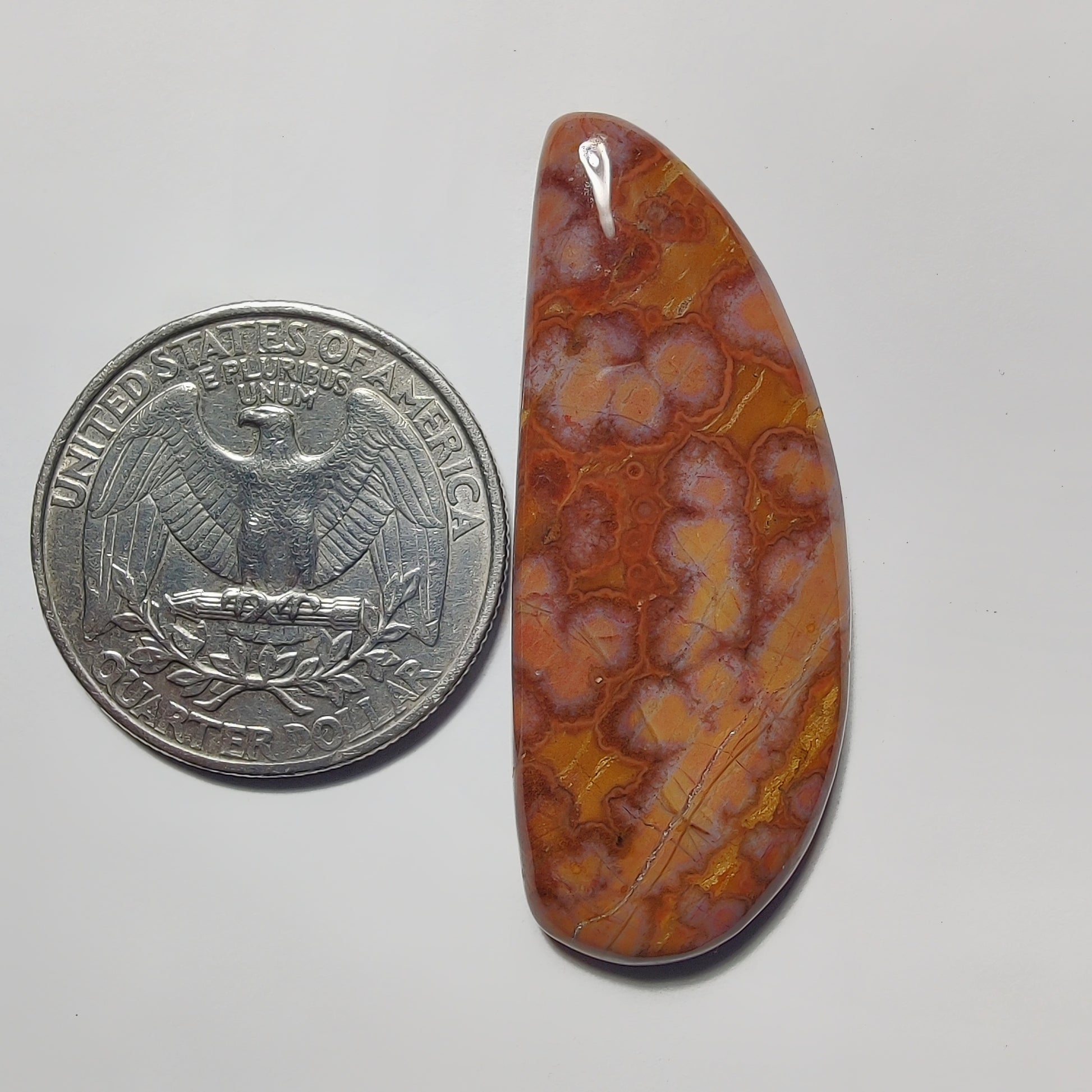 Ocean Jasper gemstone cabochon - natural crystal healing stone for jewelry making by Gemivra