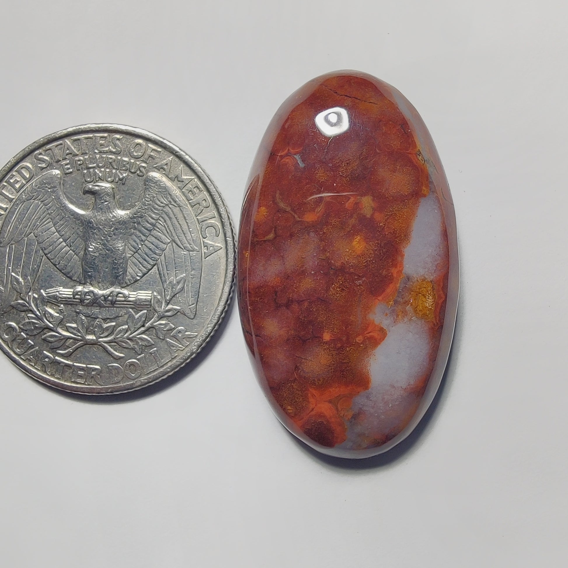 Ocean Jasper gemstone cabochon - natural crystal healing stone for jewelry making by Gemivra