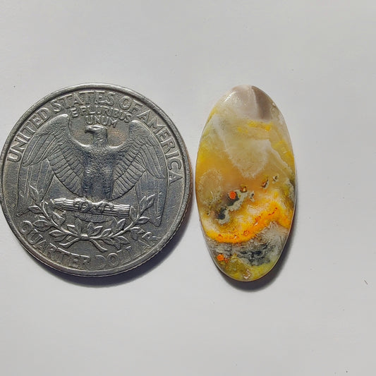 Bumblebee Jasper gemstone cabochon - natural crystal healing stone for jewelry making by Gemivra