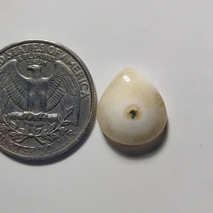 Soler Quartz gemstone cabochon - natural crystal healing stone for jewelry making by Gemivra
