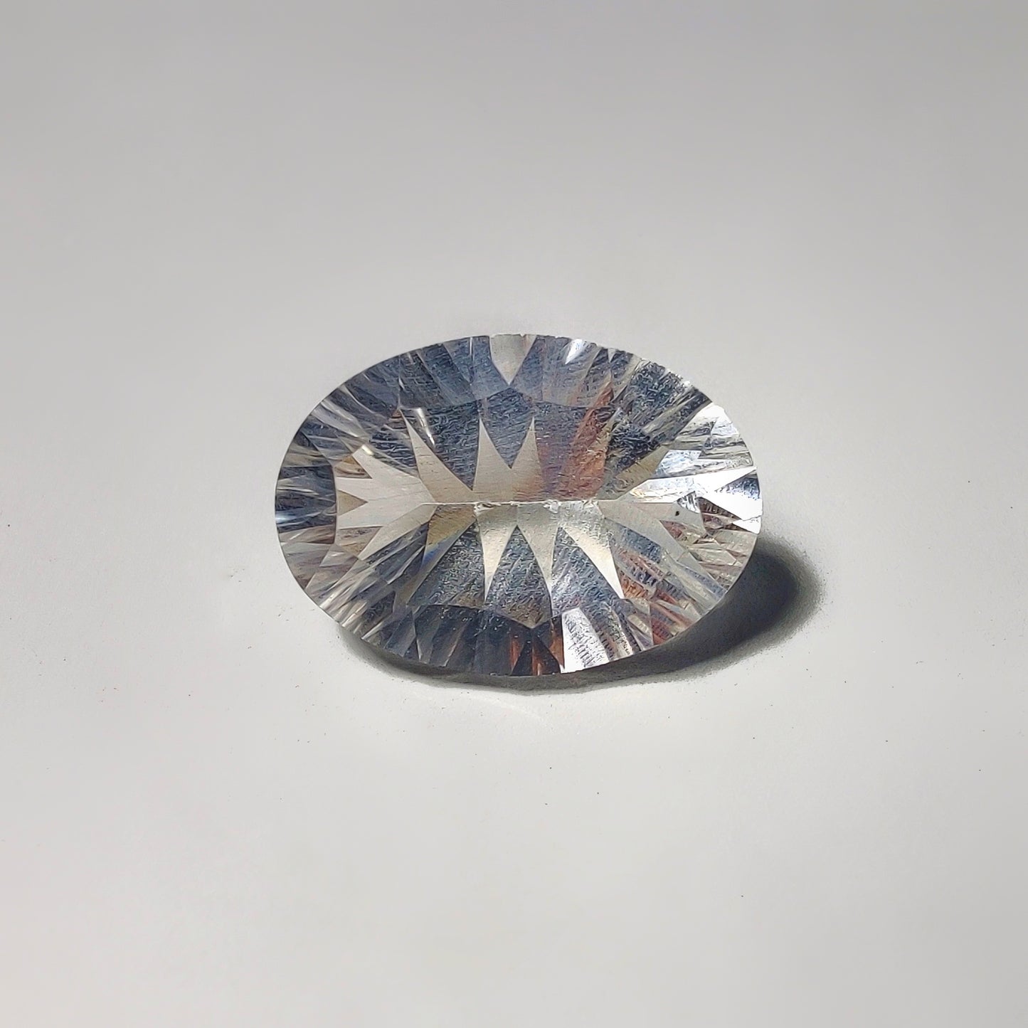 Faceted Crystal gemstone cabochon - natural crystal healing stone for jewelry making by Gemivra