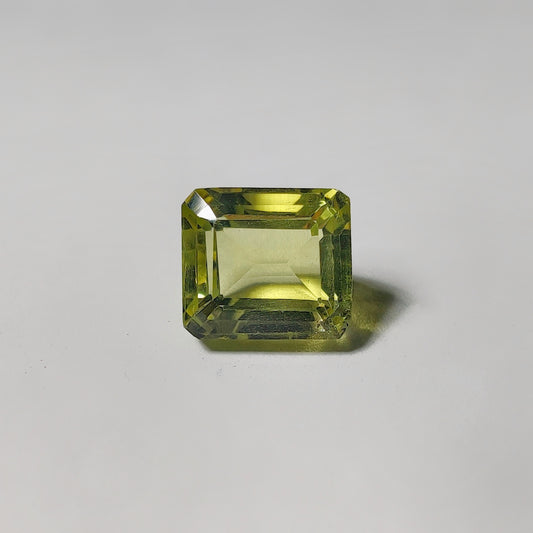 Faceted Lemon Quartz gemstone cabochon - natural crystal healing stone for jewelry making by Gemivra