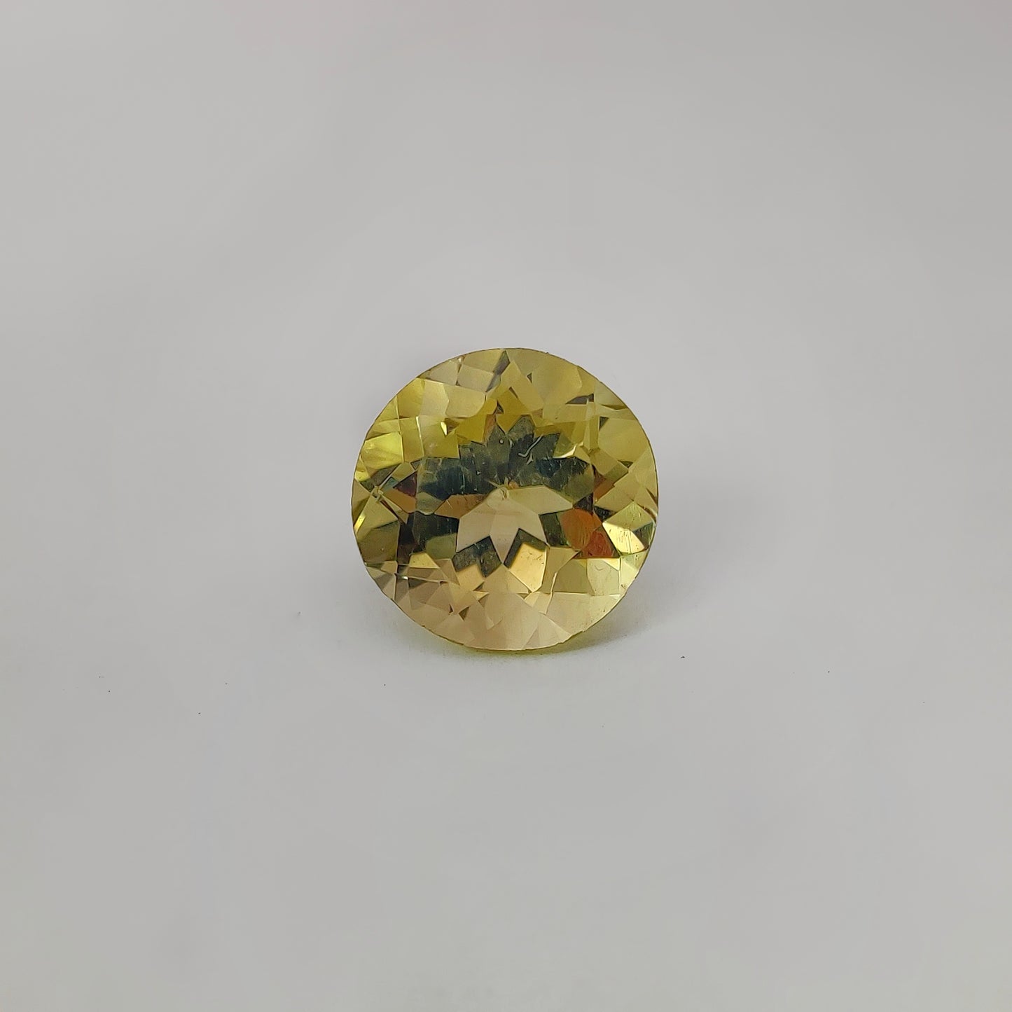 Faceted Lemon Quartz gemstone cabochon - natural crystal healing stone for jewelry making by Gemivra