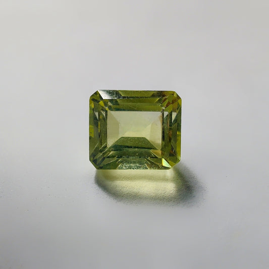 Faceted Lemon Quartz gemstone cabochon - natural crystal healing stone for jewelry making by Gemivra