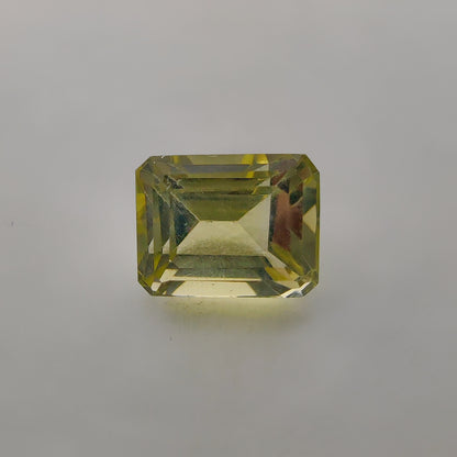 Faceted Lemon Quartz gemstone cabochon - natural crystal healing stone for jewelry making by Gemivra