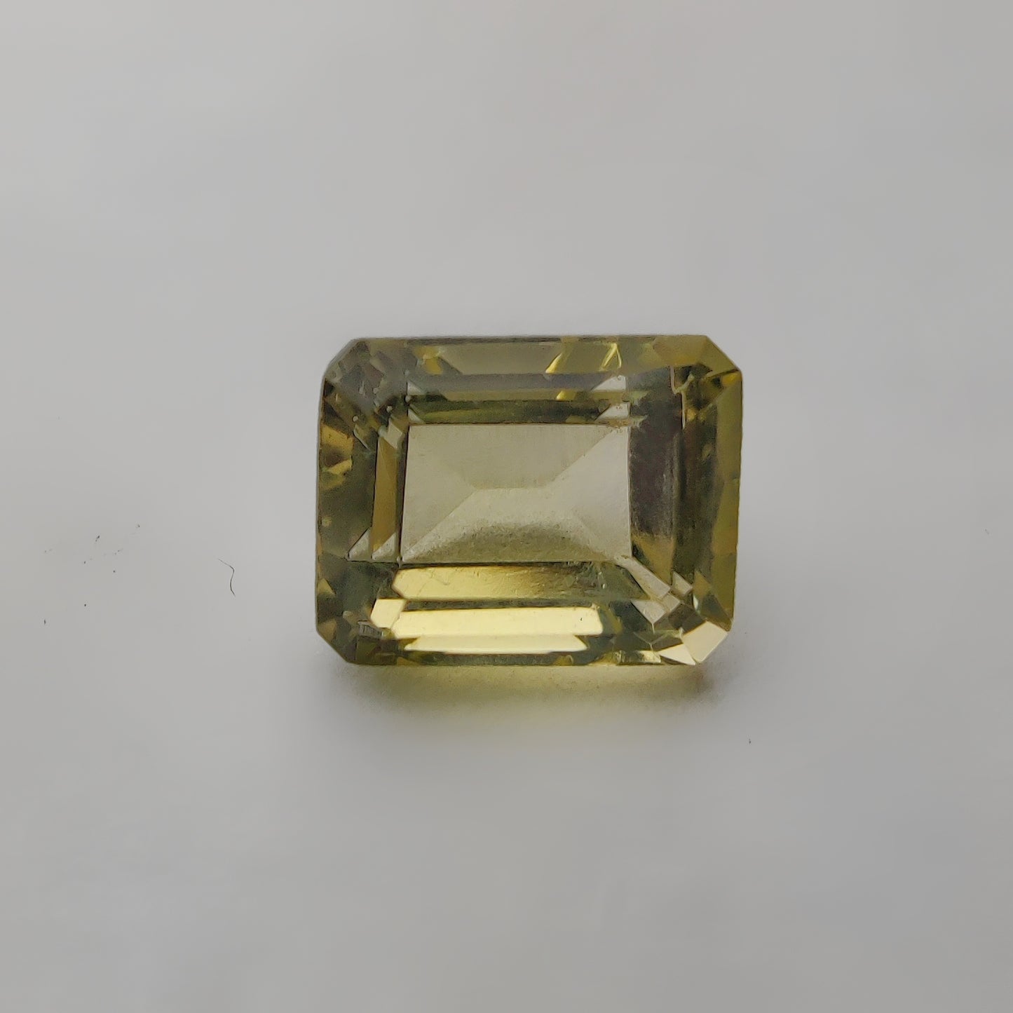 Faceted Lemon Quartz gemstone cabochon - natural crystal healing stone for jewelry making by Gemivra