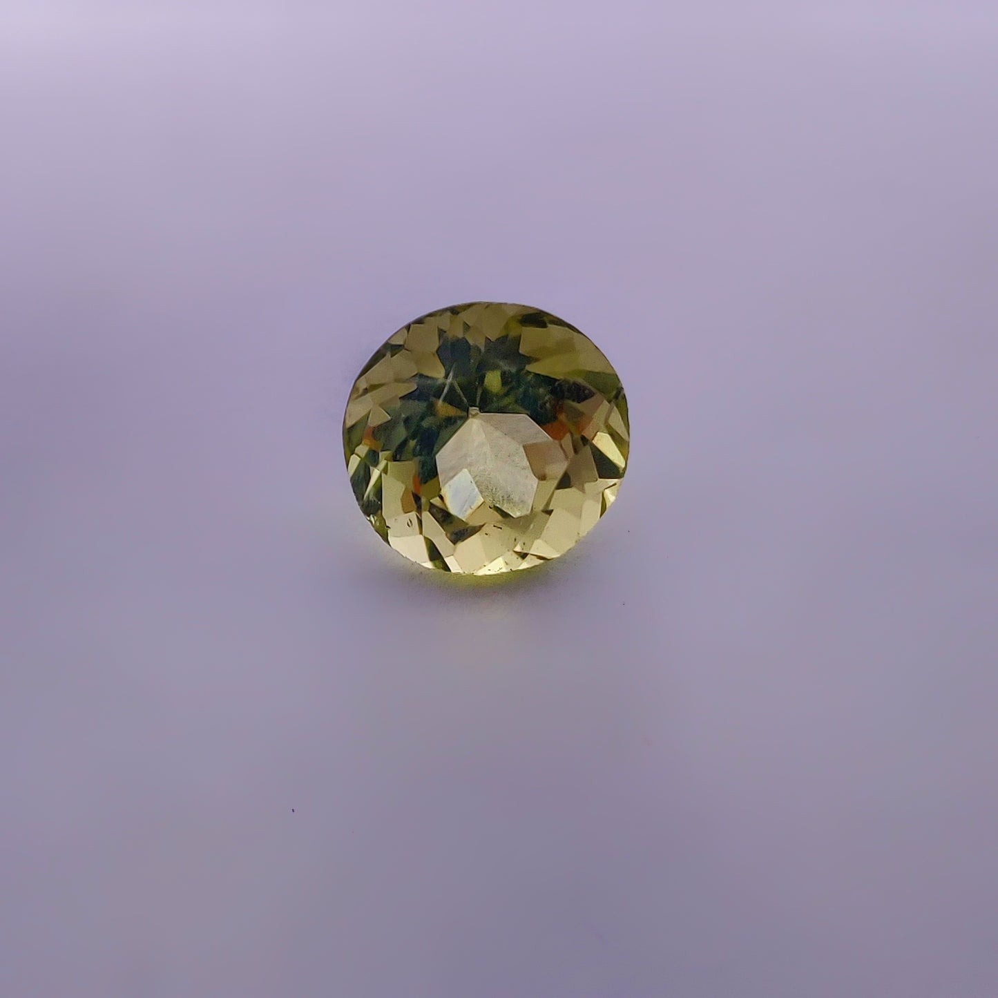 Faceted Lemon Quartz gemstone cabochon - natural crystal healing stone for jewelry making by Gemivra