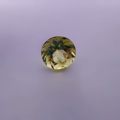 Faceted Lemon Quartz gemstone cabochon - natural crystal healing stone for jewelry making by Gemivra