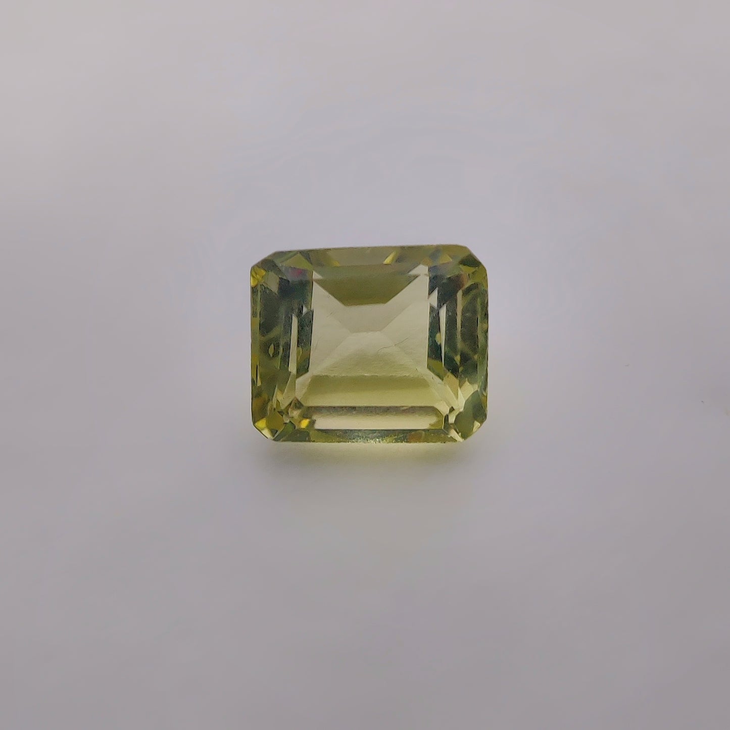 Faceted Lemon Quartz gemstone cabochon - natural crystal healing stone for jewelry making by Gemivra