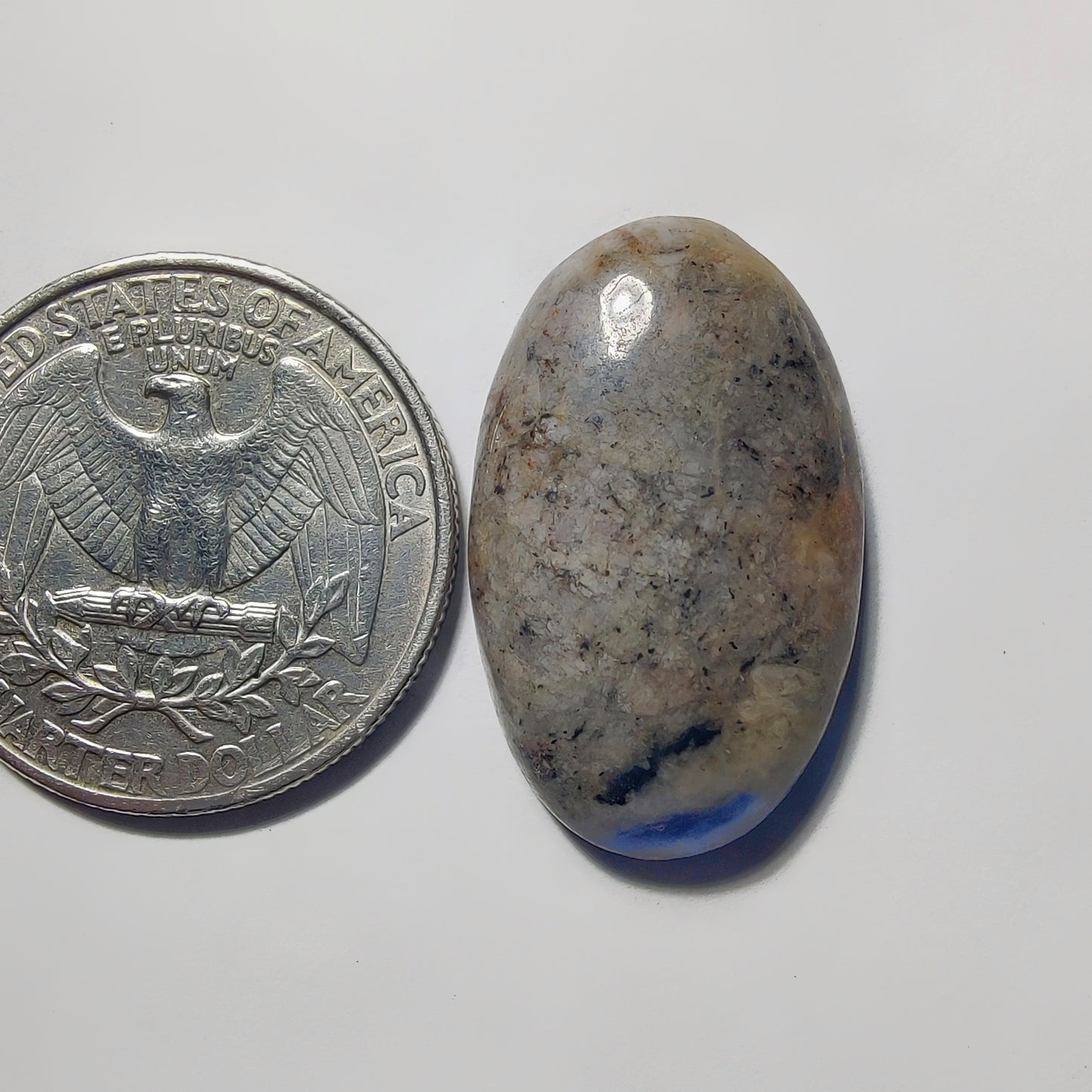 Sodalite gemstone cabochon - natural crystal healing stone for jewelry making by Gemivra