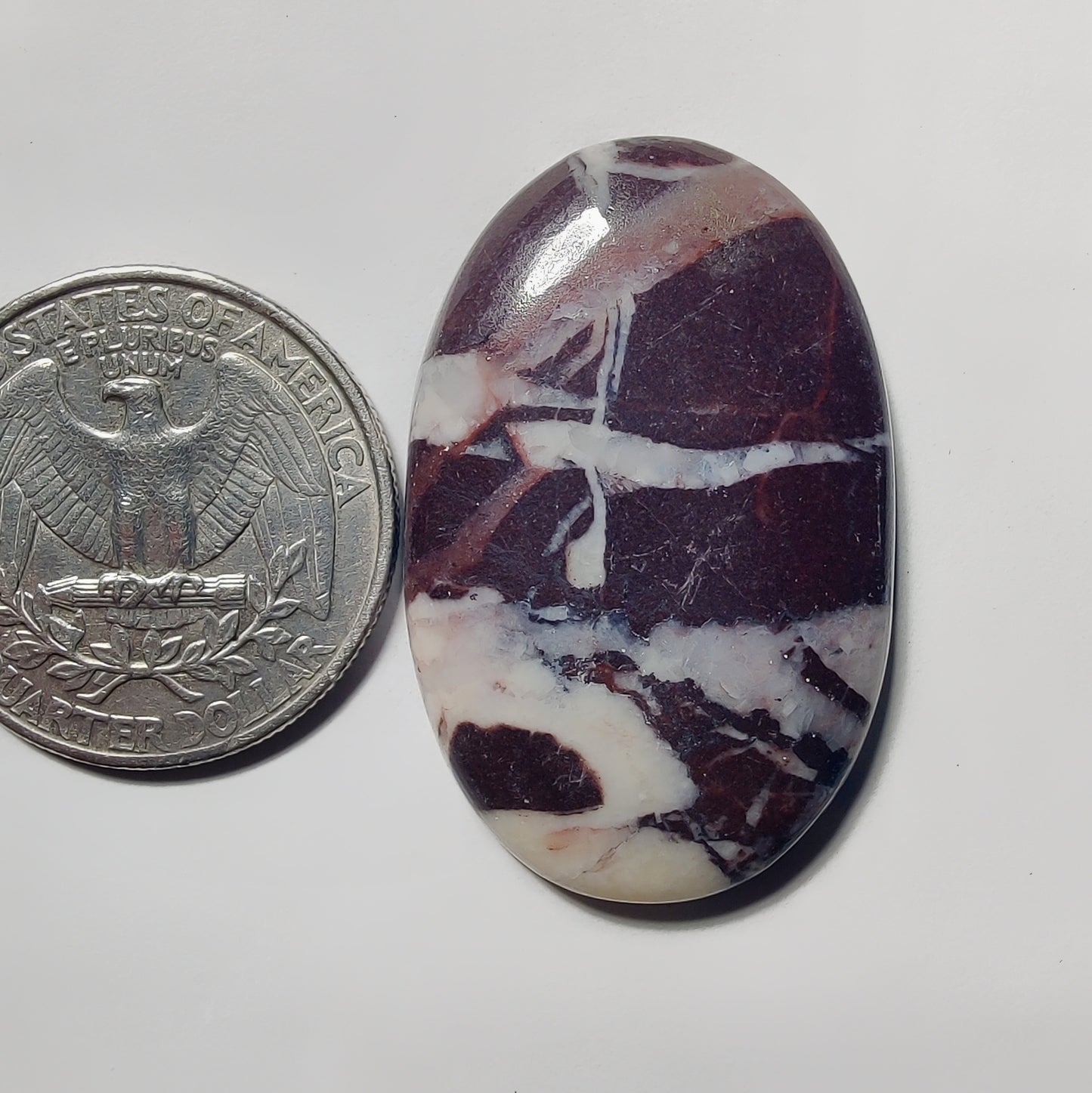 Chocolate Jasper gemstone cabochon - natural crystal healing stone for jewelry making by Gemivra