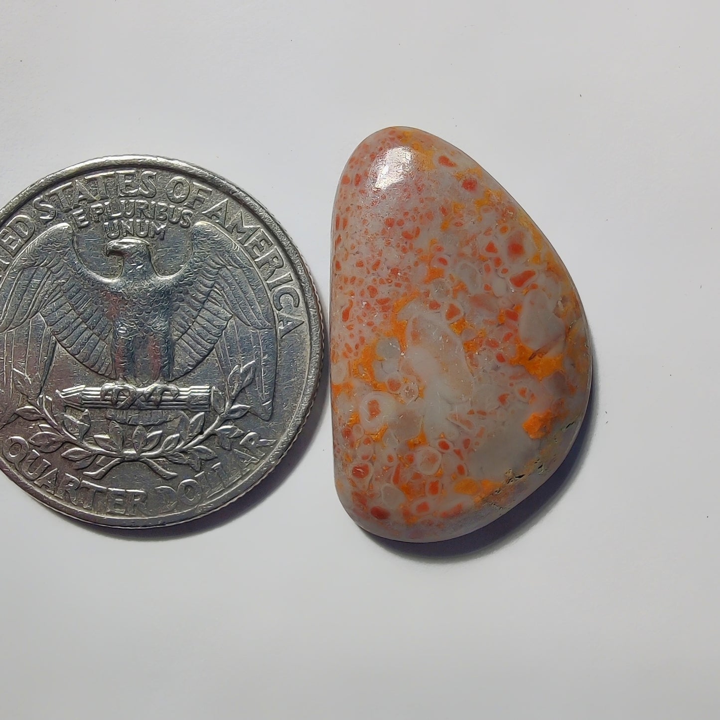 Ocean Jasper gemstone cabochon - natural crystal healing stone for jewelry making by Gemivra