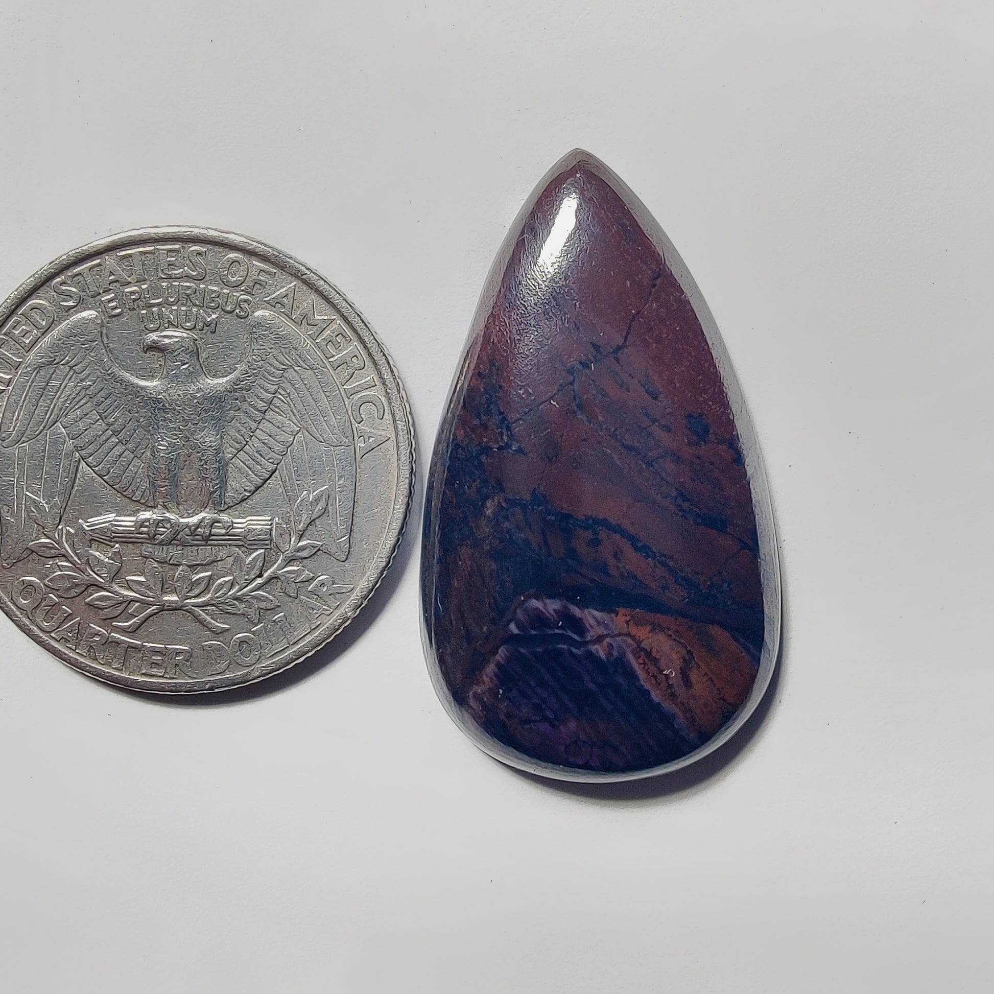 Sugilite gemstone cabochon - natural crystal healing stone for jewelry making by Gemivra