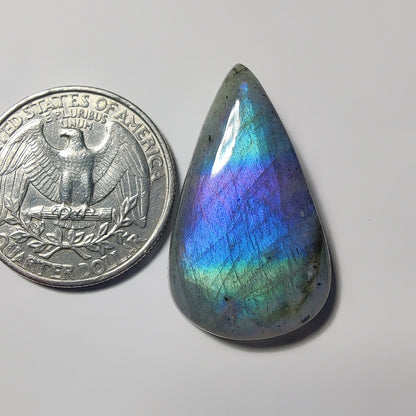 Labradorite gemstone cabochon - natural crystal healing stone for jewelry making by Gemivra