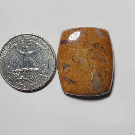 Mariam Jasper gemstone cabochon - natural crystal healing stone for jewelry making by Gemivra