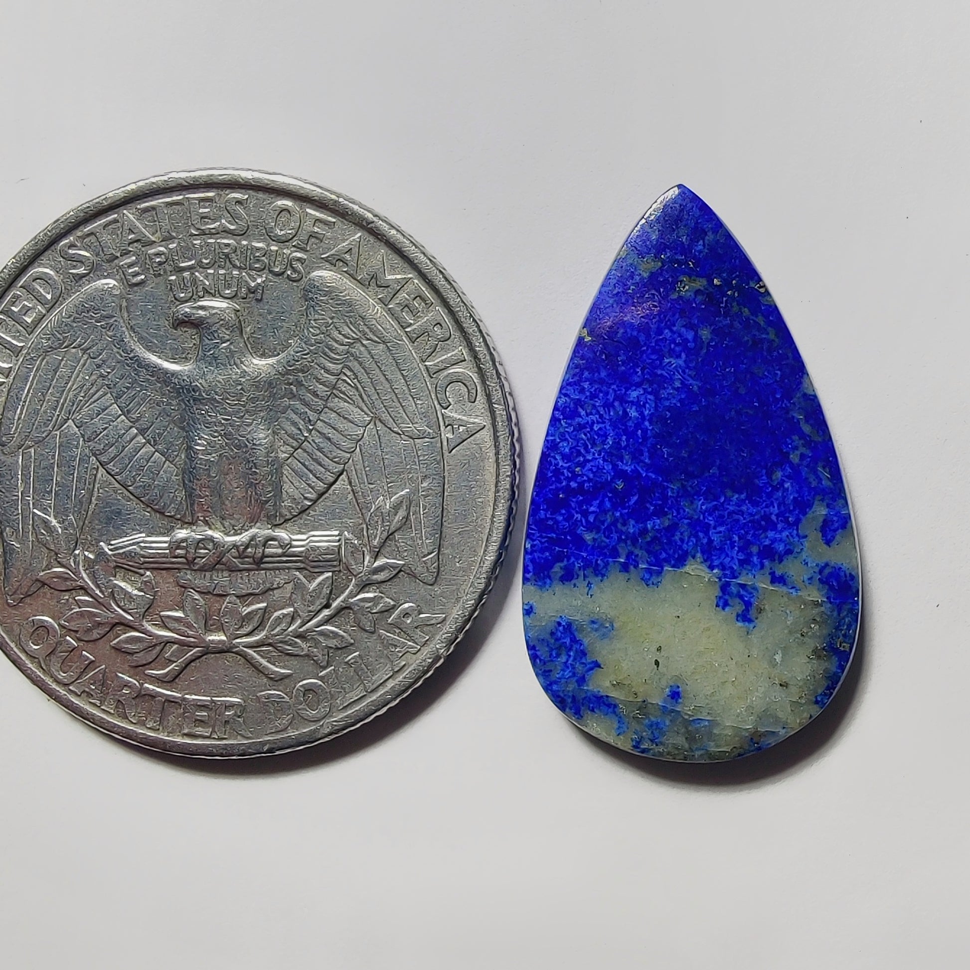 Lapis Lazuli gemstone cabochon - natural crystal healing stone for jewelry making by Gemivra