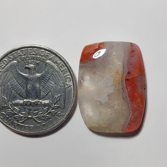 Botswana Agate gemstone cabochon - natural crystal healing stone for jewelry making by Gemivra