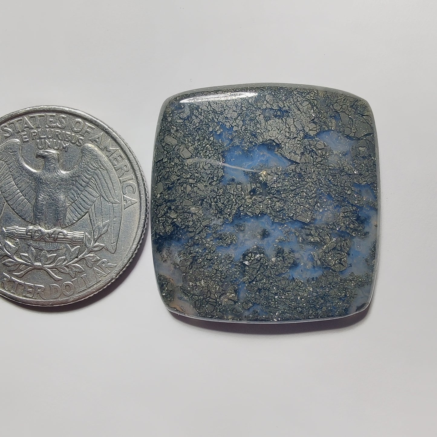 Marcasite gemstone cabochon - natural crystal healing stone for jewelry making by Gemivra
