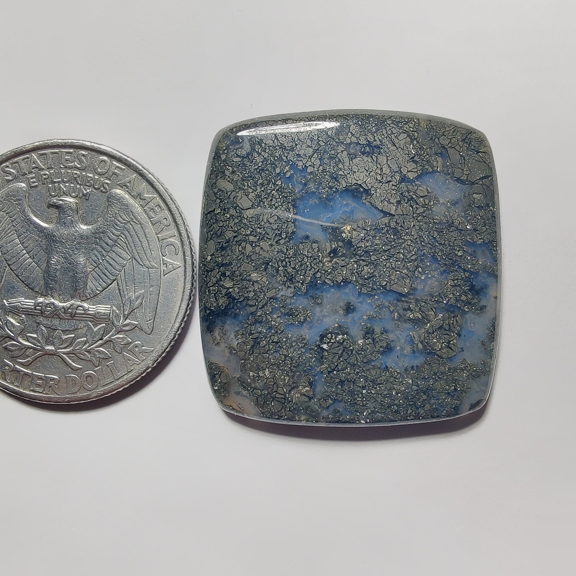 Marcasite gemstone cabochon - natural crystal healing stone for jewelry making by Gemivra
