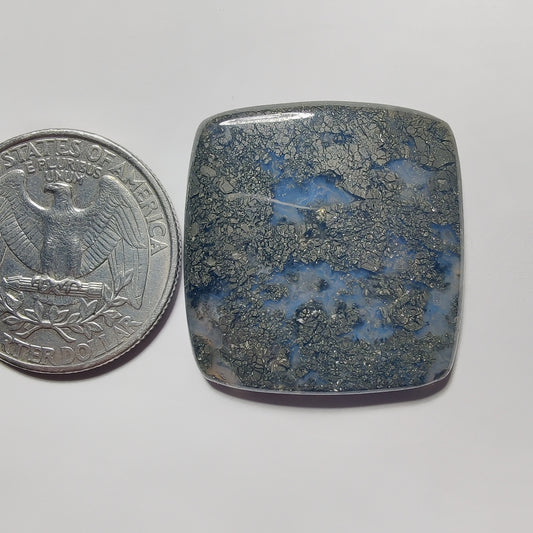Marcasite gemstone cabochon - natural crystal healing stone for jewelry making by Gemivra