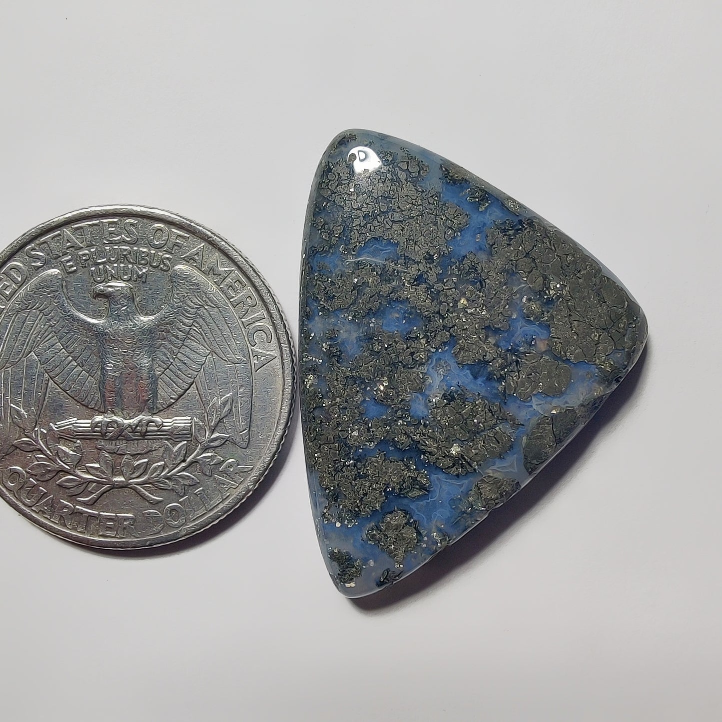 Marcasite gemstone cabochon - natural crystal healing stone for jewelry making by Gemivra