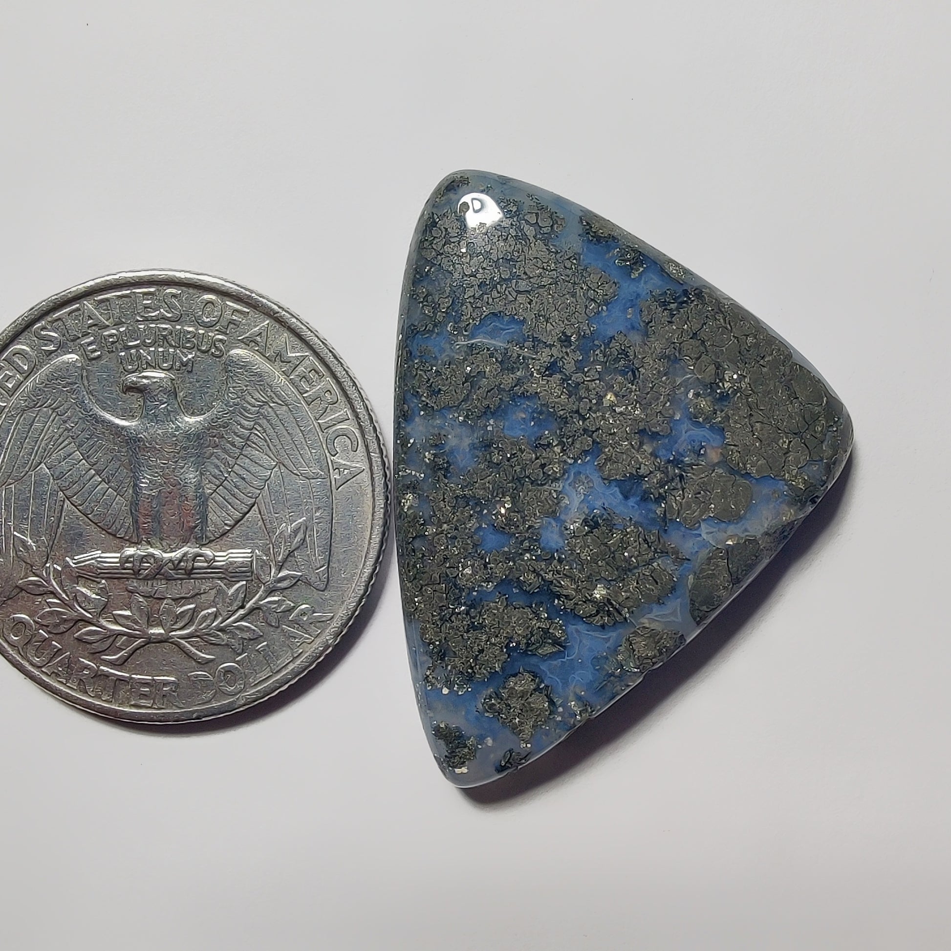 Marcasite gemstone cabochon - natural crystal healing stone for jewelry making by Gemivra