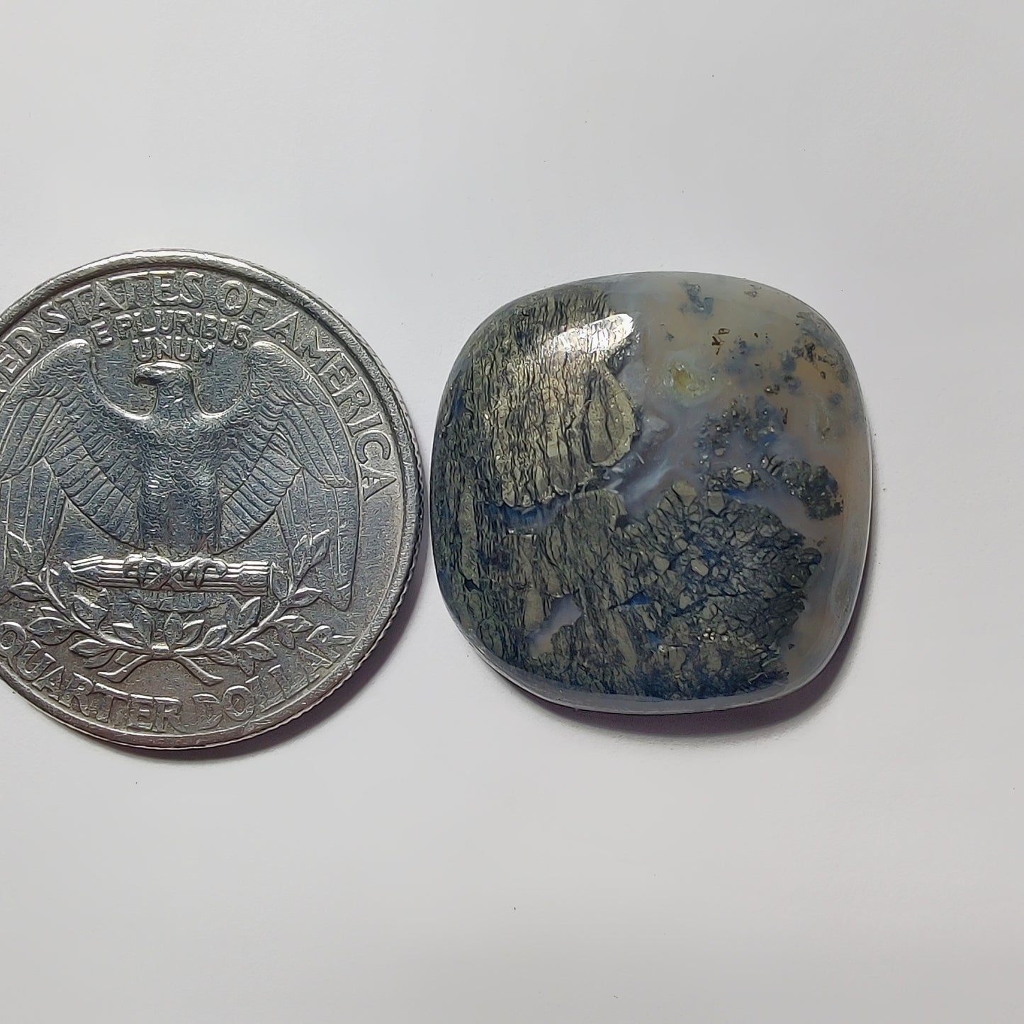 Marcasite gemstone cabochon - natural crystal healing stone for jewelry making by Gemivra