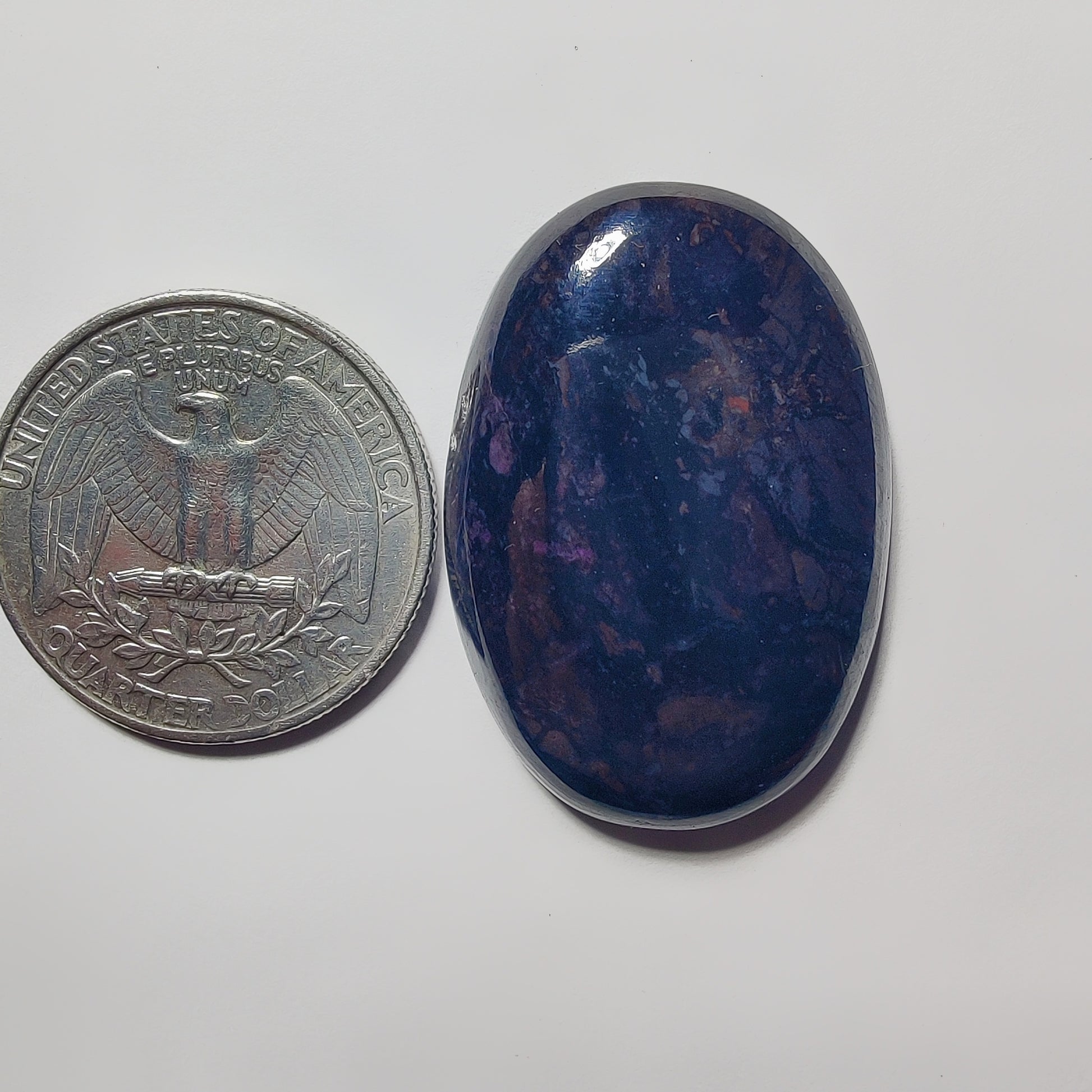 Suzilite gemstone cabochon - natural crystal healing stone for jewelry making by Gemivra