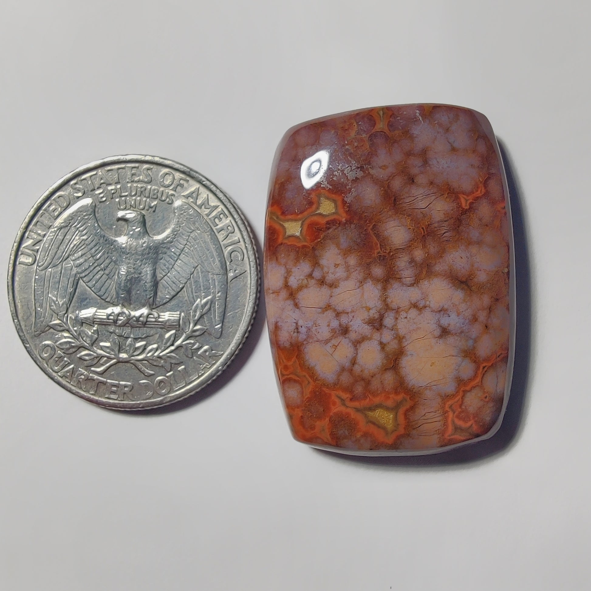 Ocean Jasper gemstone cabochon - natural crystal healing stone for jewelry making by Gemivra