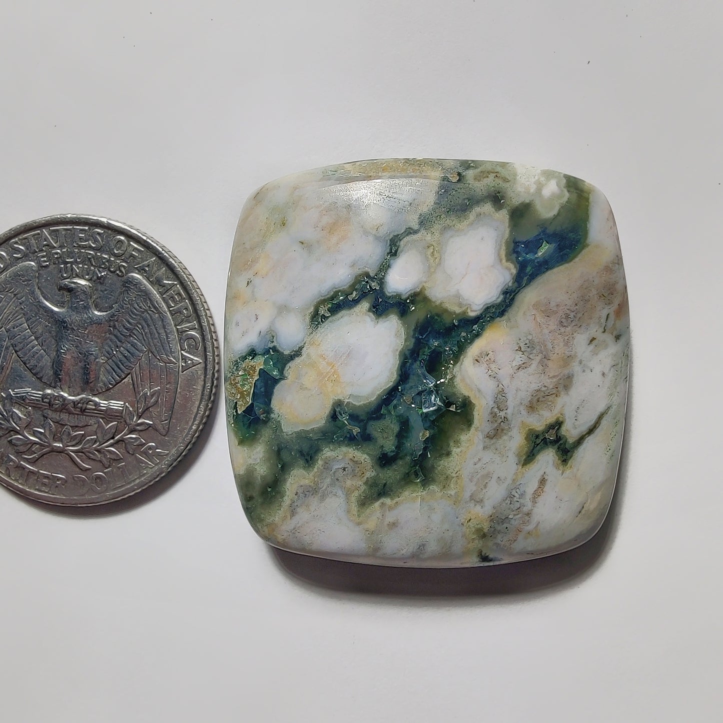 Ocean Jasper gemstone cabochon - natural crystal healing stone for jewelry making by Gemivra