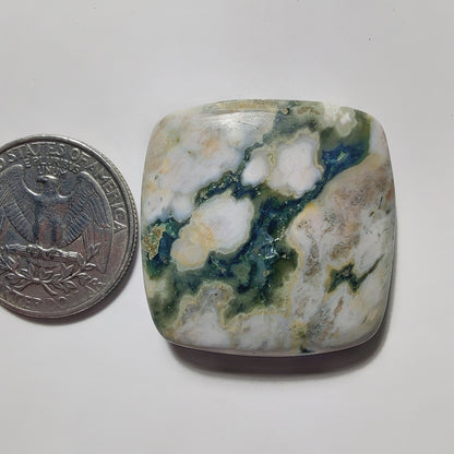 Ocean Jasper gemstone cabochon - natural crystal healing stone for jewelry making by Gemivra