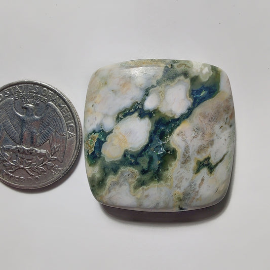 Ocean Jasper gemstone cabochon - natural crystal healing stone for jewelry making by Gemivra