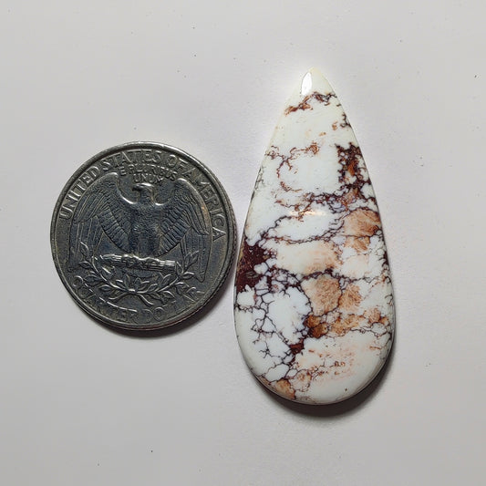 Wild Horse Jasper gemstone cabochon - natural crystal healing stone for jewelry making by Gemivra