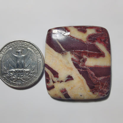 Chocolate Jasper gemstone cabochon - natural crystal healing stone for jewelry making by Gemivra