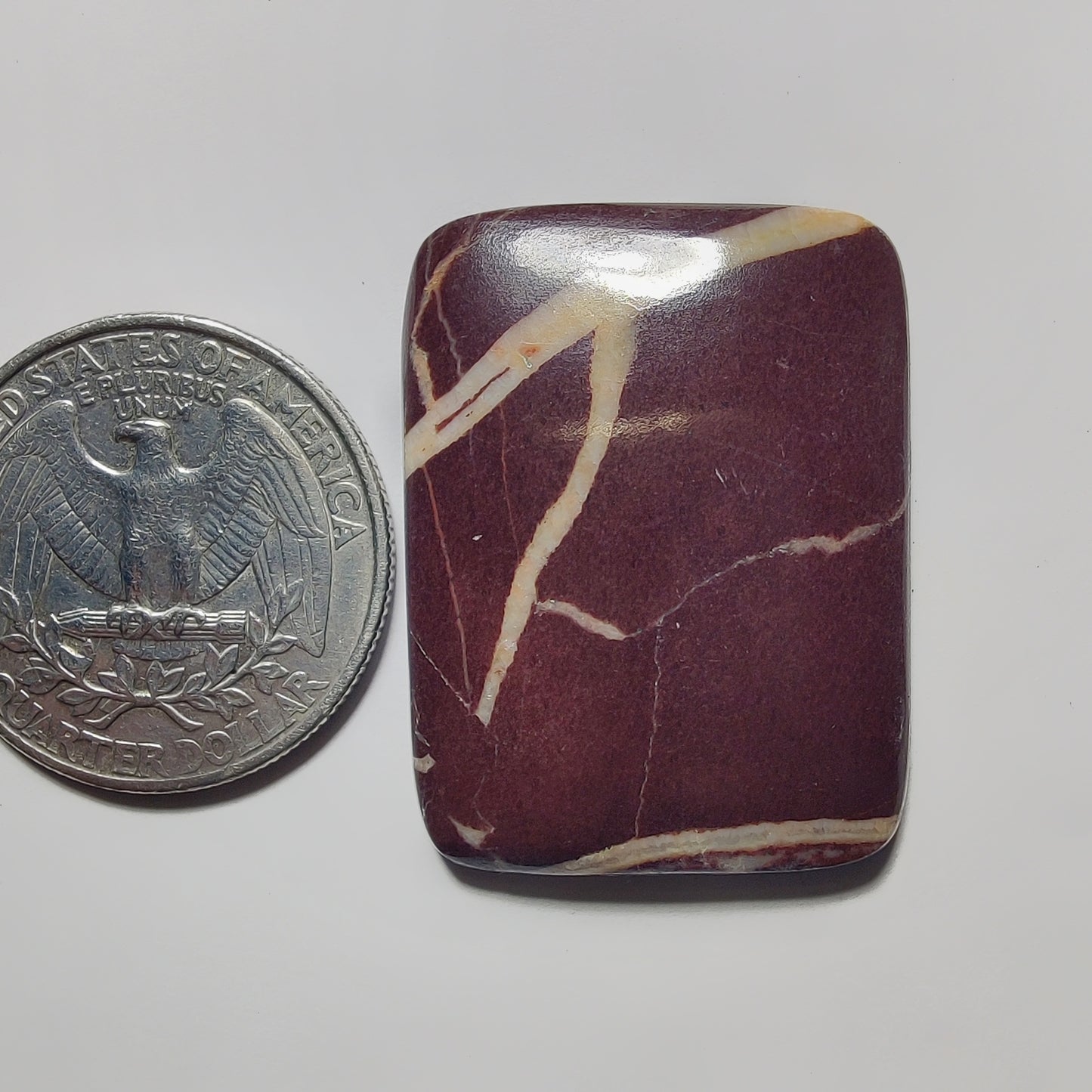 Chocolate Jasper gemstone cabochon - natural crystal healing stone for jewelry making by Gemivra