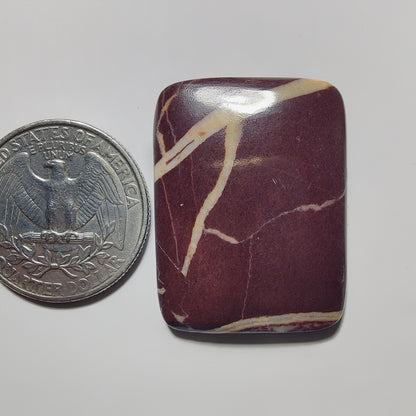 Chocolate Jasper gemstone cabochon - natural crystal healing stone for jewelry making by Gemivra