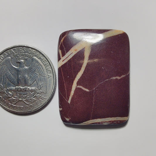 Chocolate Jasper gemstone cabochon - natural crystal healing stone for jewelry making by Gemivra