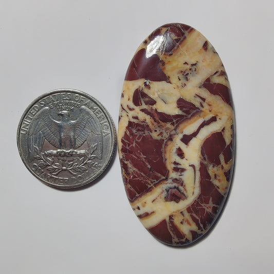 Chocolate Jasper gemstone cabochon - natural crystal healing stone for jewelry making by Gemivra