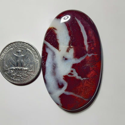 Chocolate Jasper gemstone cabochon - natural crystal healing stone for jewelry making by Gemivra