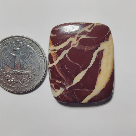 Chocolate Jasper gemstone cabochon - natural crystal healing stone for jewelry making by Gemivra