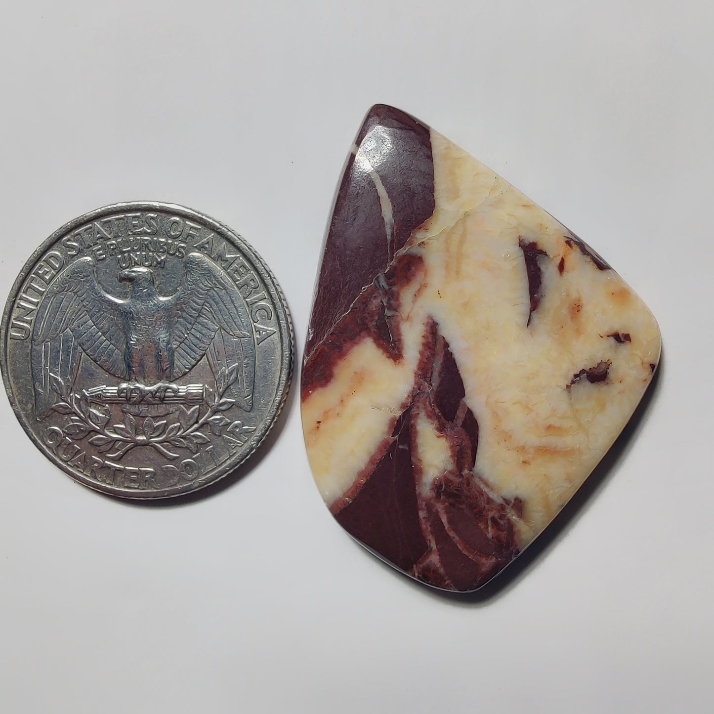 Chocolate Jasper gemstone cabochon - natural crystal healing stone for jewelry making by Gemivra