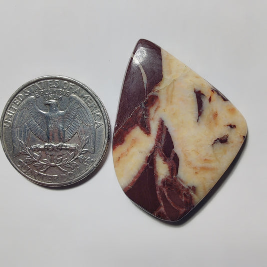Chocolate Jasper gemstone cabochon - natural crystal healing stone for jewelry making by Gemivra