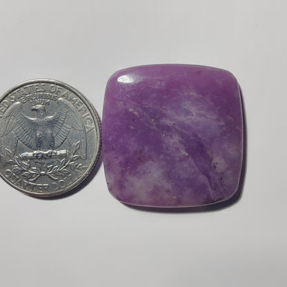 Purple Jade gemstone cabochon - natural crystal healing stone for jewelry making by Gemivra