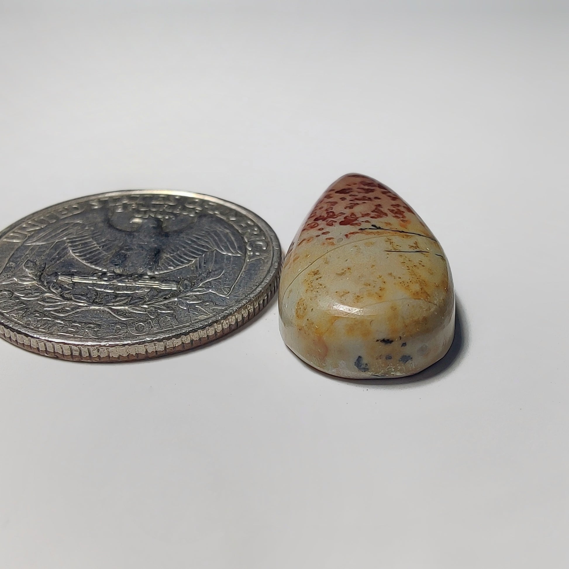 Coffee Bean Jasper gemstone cabochon - natural crystal healing stone for jewelry making by Gemivra